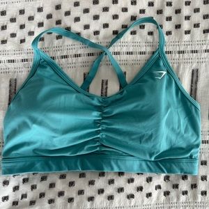 Gymshark turquoise sports bra L